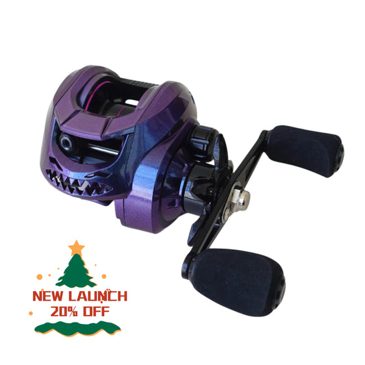 Baitcasting Reel CR-100 | Color: Purple Galaxy