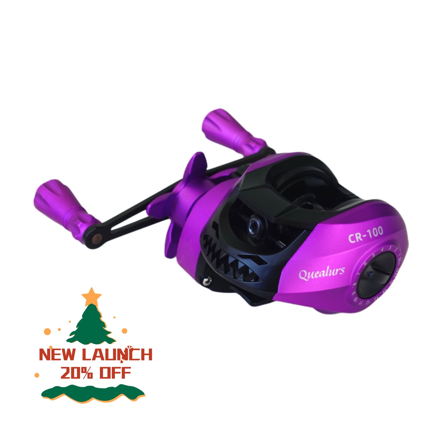 Baitcasting Reel CR-100 | Color: Violette Phosphor