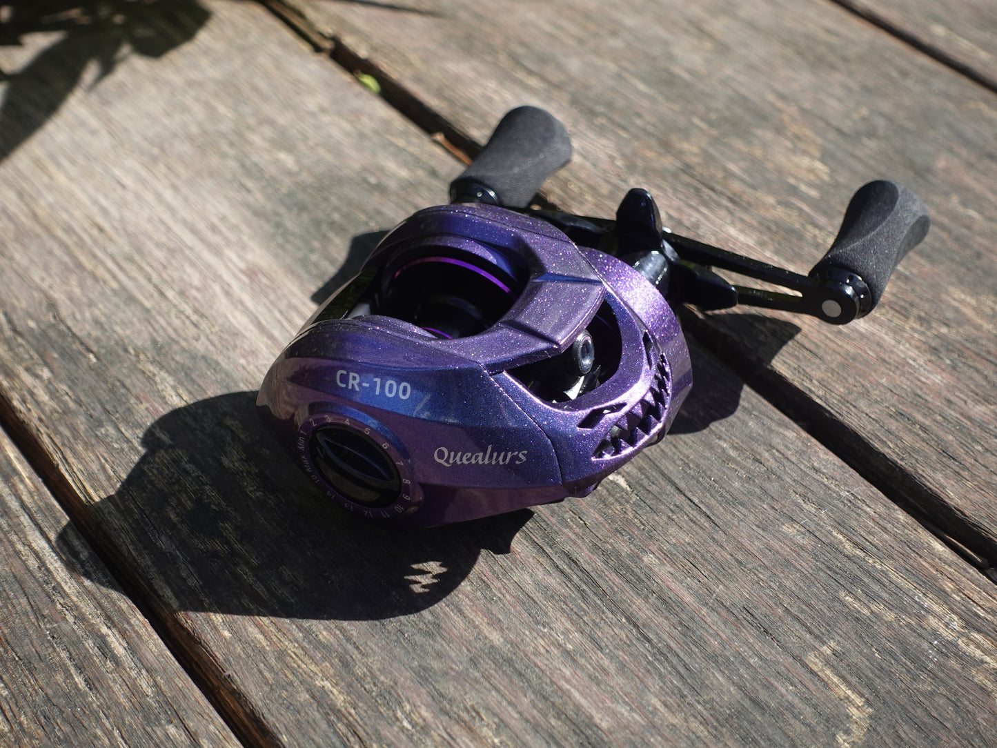 Baitcasting Reel CR-100 | Color: Purple Galaxy